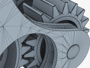 gear mechanism v 5 3D Модель