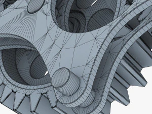 gear mechanism v 5 3D Model