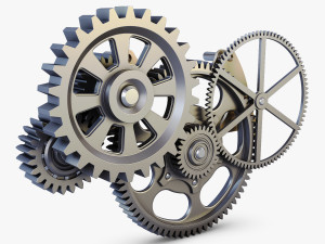 gear mechanism v 6 3D Model
