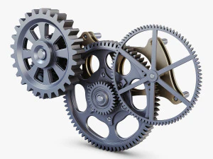 gear mechanism v 6 3D Model