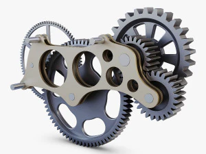 gear mechanism v 6 3D Model