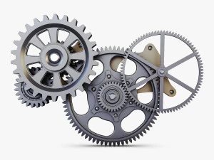 gear mechanism v 6 3D Model