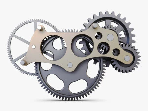 gear mechanism v 6 3D Model