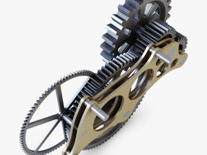 gear mechanism v 6 3D Model
