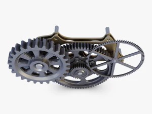 gear mechanism v 6 3D Model