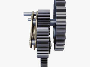 gear mechanism v 6 3D Model
