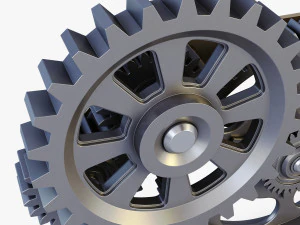gear mechanism v 6 3D Model