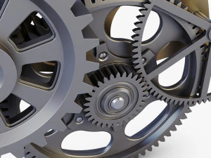 gear mechanism v 6 3D Model