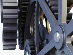 gear mechanism v 6 3D Model