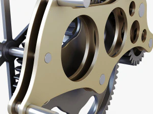 gear mechanism v 6 3D Model