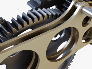 gear mechanism v 6 Model 3D