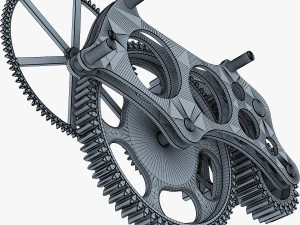 gear mechanism v 6 3D Model