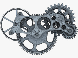gear mechanism v 6 Model 3D