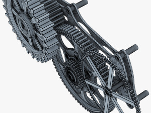 gear mechanism v 6 Model 3D