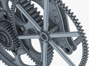gear mechanism v 6 3D Model