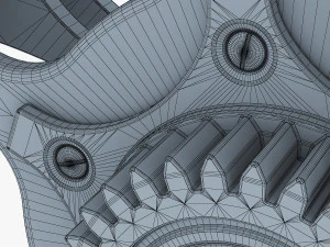 gear mechanism v 6 3D Model