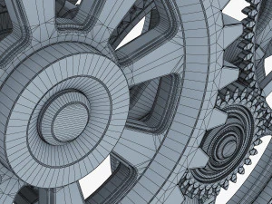 gear mechanism v 6 3D Model