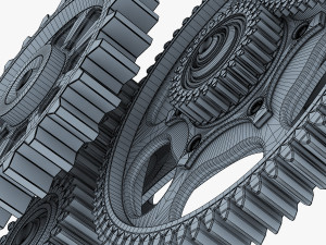 gear mechanism v 6 Model 3D