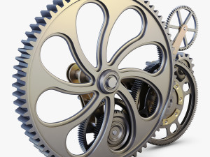gear mechanism v 7 3D Model