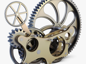 gear mechanism v 7 Model 3D