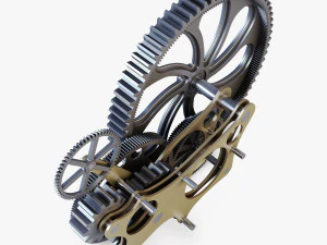 gear mechanism v 7 3D Model