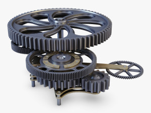 gear mechanism v 7 Model 3D