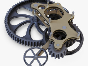 gear mechanism v 7 Model 3D