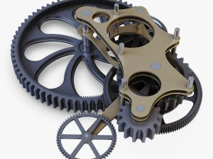 gear mechanism v 7 3D Model