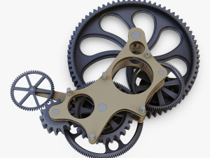 gear mechanism v 7 Model 3D