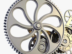 gear mechanism v 7 3D Model