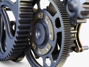 gear mechanism v 7 Model 3D
