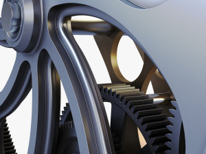 gear mechanism v 7 Model 3D