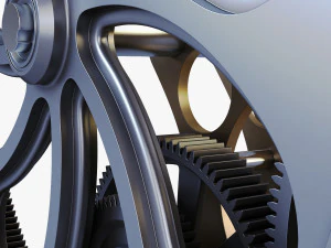 gear mechanism v 7 3D Model