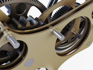 gear mechanism v 7 3D Model