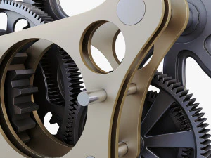gear mechanism v 7 3D Model