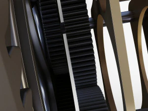 gear mechanism v 7 3D Model