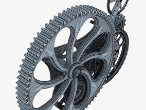 gear mechanism v 7 Model 3D
