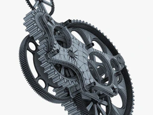 gear mechanism v 7 3D Model
