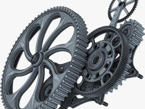 gear mechanism v 7 Model 3D