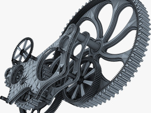 gear mechanism v 7 Model 3D