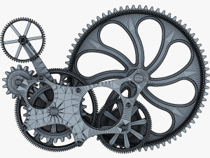 gear mechanism v 7 Model 3D