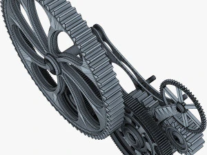 gear mechanism v 7 3D Model