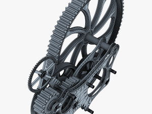 gear mechanism v 7 Model 3D