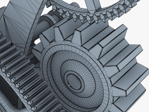 gear mechanism v 7 Model 3D