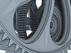 gear mechanism v 7 Model 3D