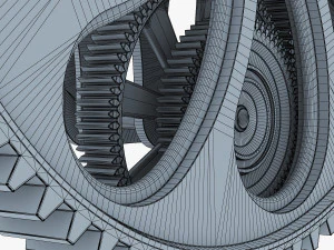 gear mechanism v 7 3D Model
