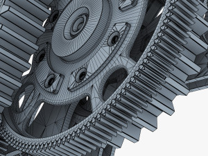 gear mechanism v 7 Model 3D
