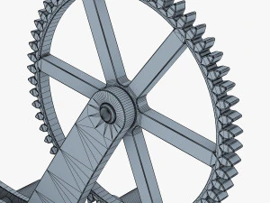 gear mechanism v 7 3D Model