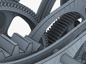 gear mechanism v 7 Model 3D