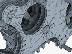 gear mechanism v 7 Model 3D
